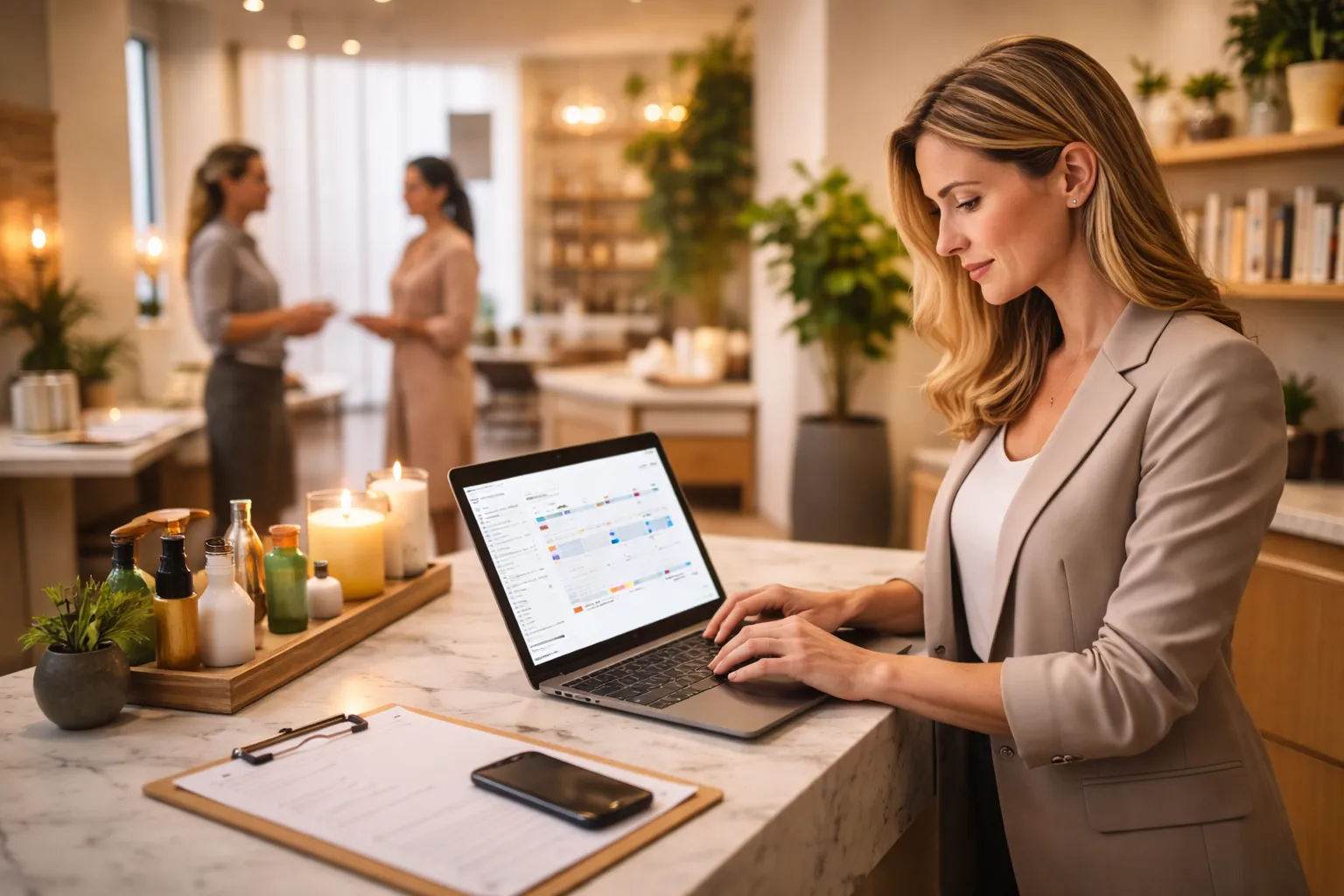 Salon and spa staff scheduling with My Schedule App